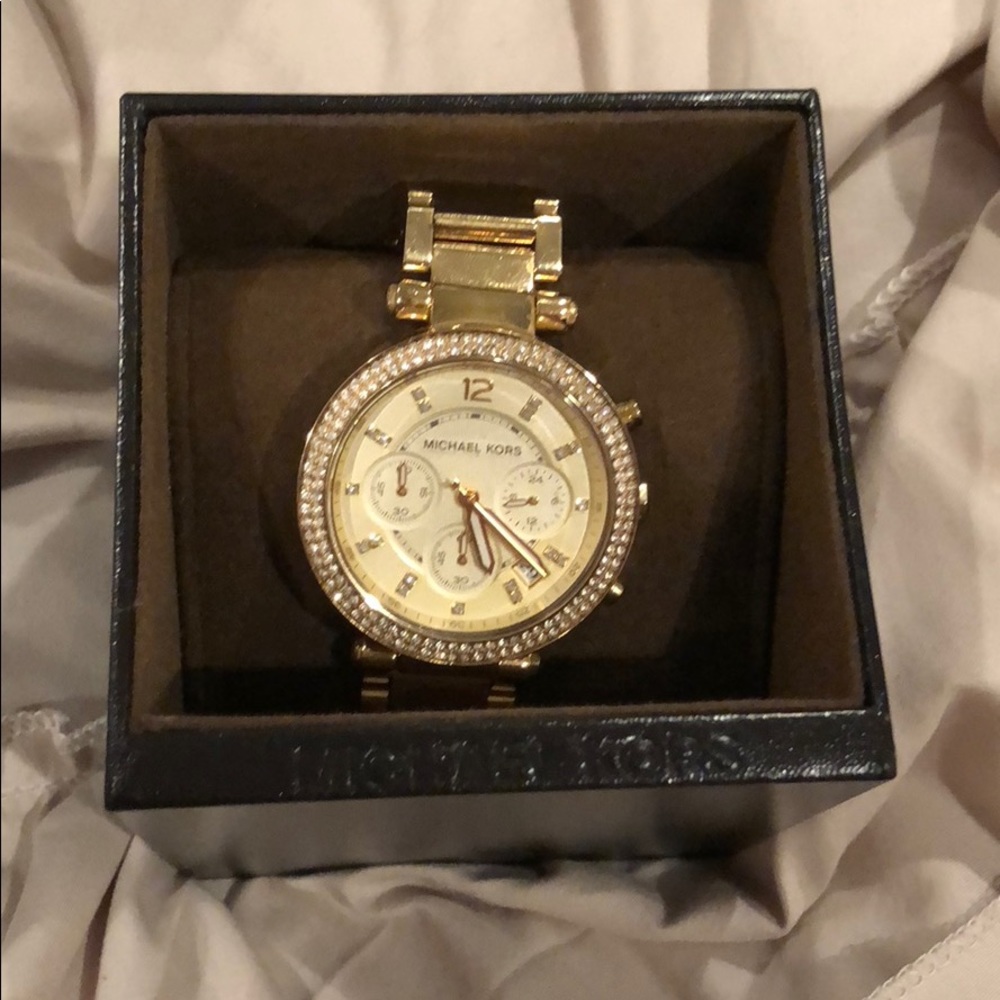 Micheal Kors gold watch